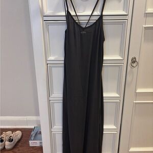 Aerie Charcoal Maxi Dress